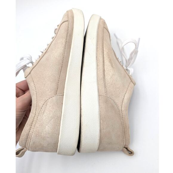 Vionic Winny Lace Up Sneaker Shoes Leather Women's Gold Size US9.5 EU40.5 - Picture 6 of 13